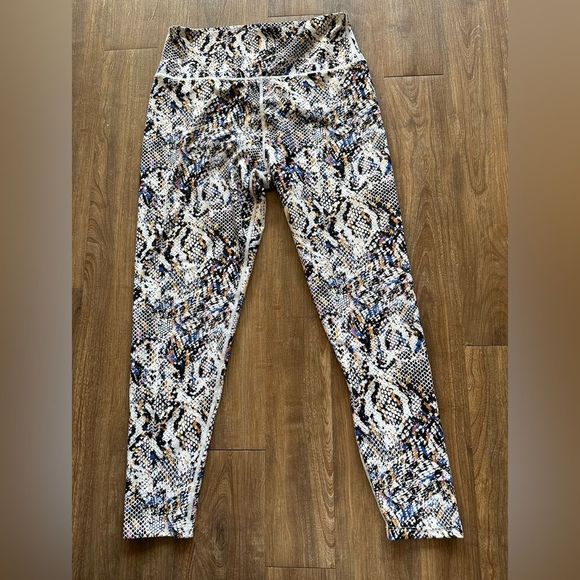 Pants - Sage Collective Multicolored Snakeskin Pattern Legging